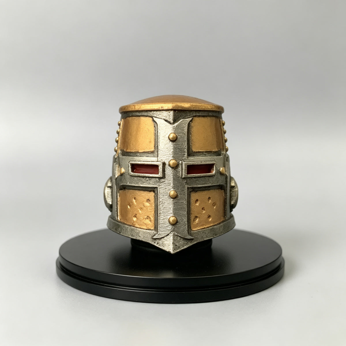 Custom Black Templars High Marshal Relic Great Helm - 1/18 Action Figure Head Sculpt Upgrade