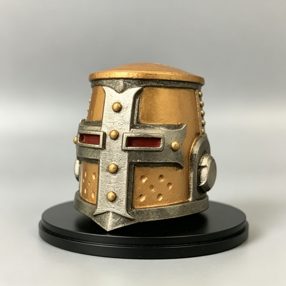 Custom Black Templars High Marshal Relic Great Helm - 1/18 Action Figure Head Sculpt Upgrade