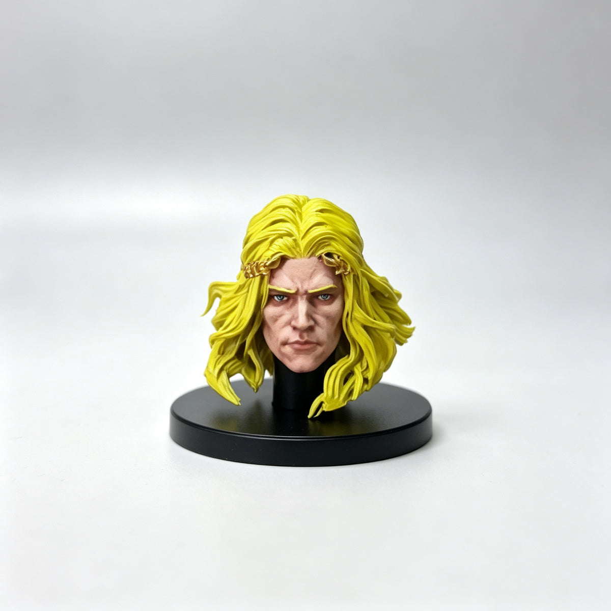 Custom Blood Angels Sanguinius Primarch Unhelmeted Head Sculpt - Custom Action Figure Head Upgrade