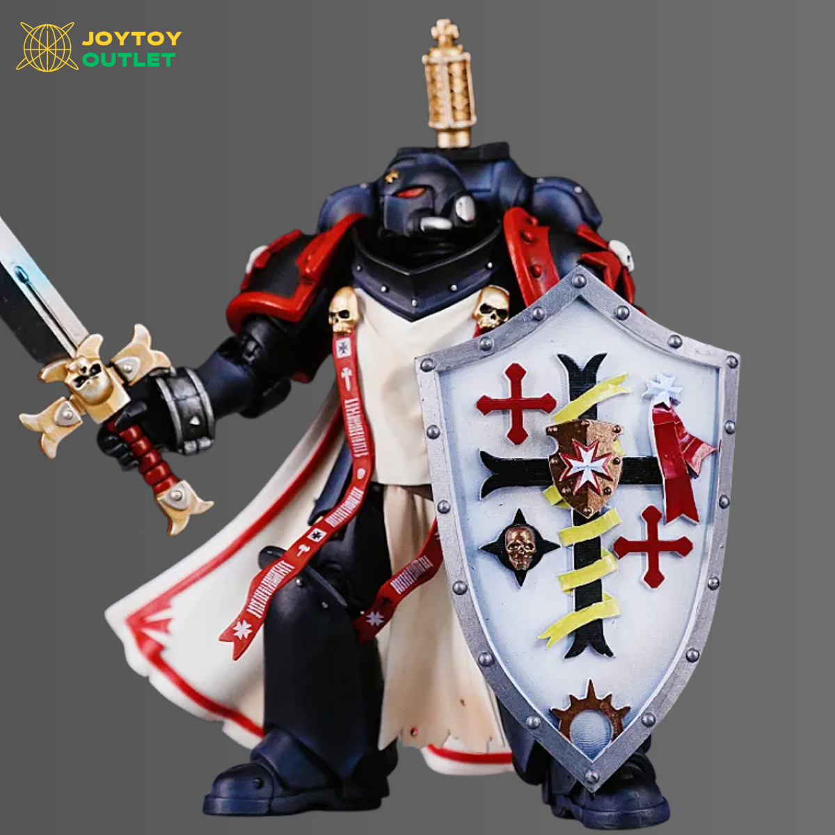 Black Templars Heraldic Shield – Upgrade Part