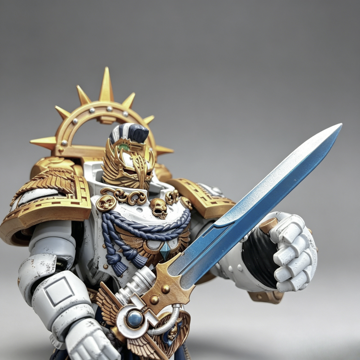 Ultramarines White Invictarus Suzerain – Custom Repaint