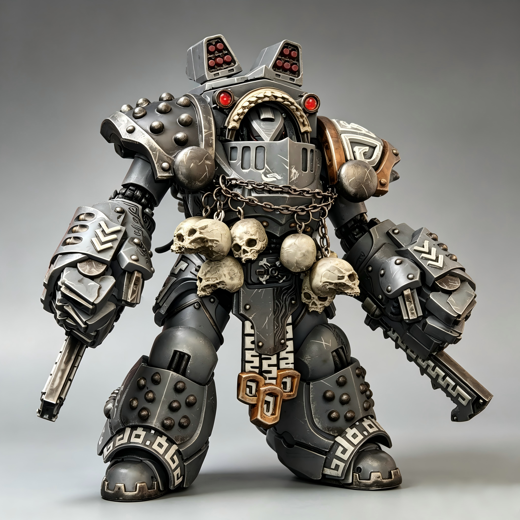 Carcharodons Space Sharks Heavy Terminator - 1/18 Custom Repaint