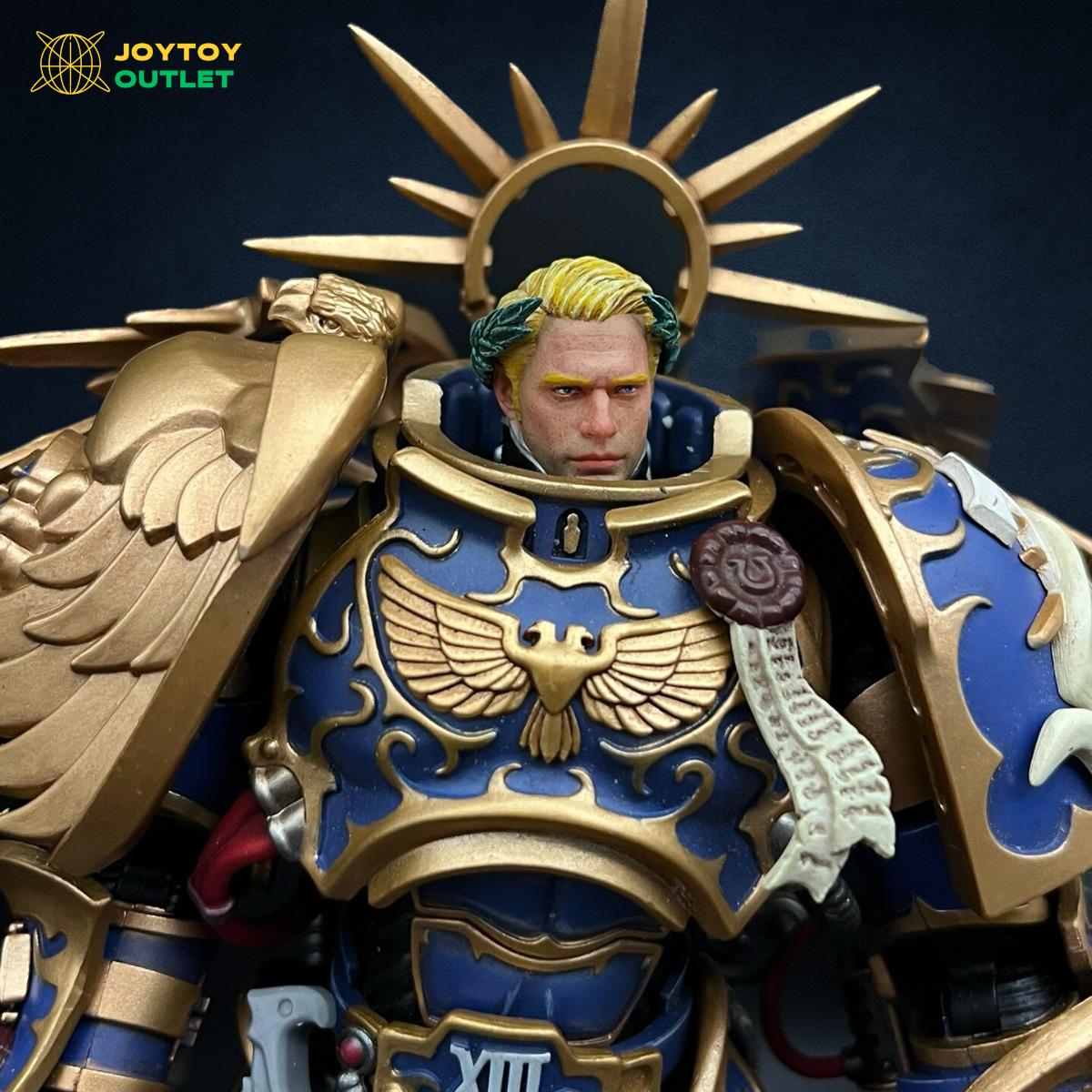 Ultramarines Guilliman Unhelmeted Head Sculpt – Upgrade Part