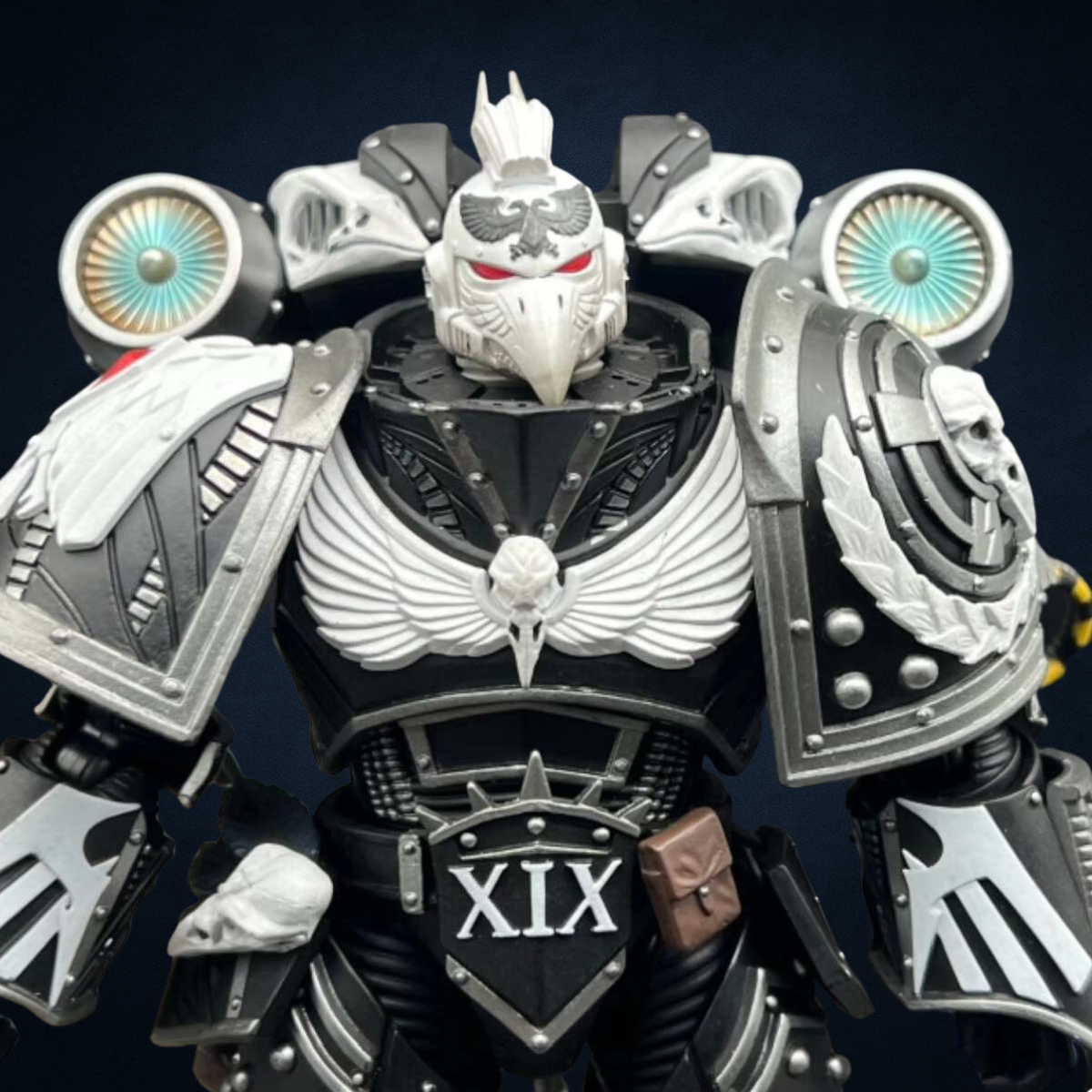 Raven Guard Corvus Corax Primarch Head Sculpt - Upgrade Part (White Version)