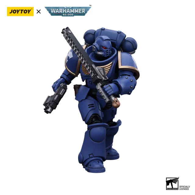 JOYTOY Warhammer 40,000 - Ultramarines Outriders Brother Catonus