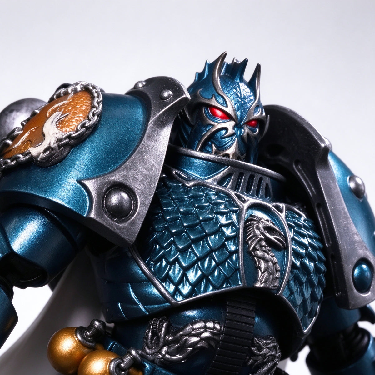 Custom Alpha Legion Hydra Helmet Sculpt - Custom Action Figure Head Upgrade