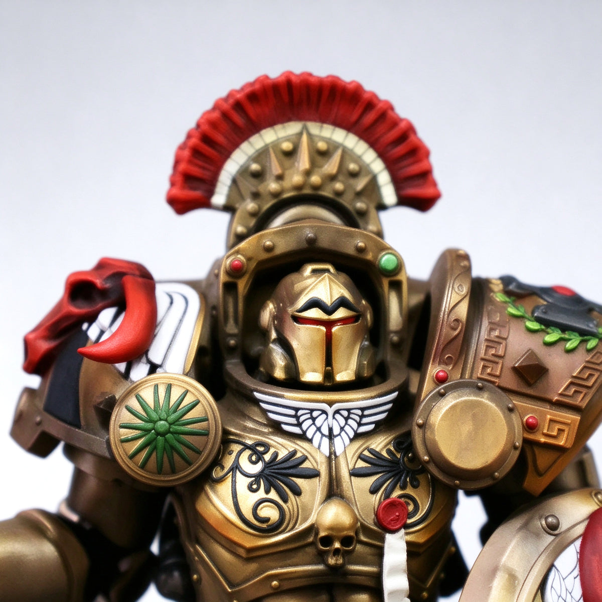 Custom 1/18 Minotaurs Chapter Master Asterion Moloc Tartaros Terminator (Gorgon Spear & Shield)