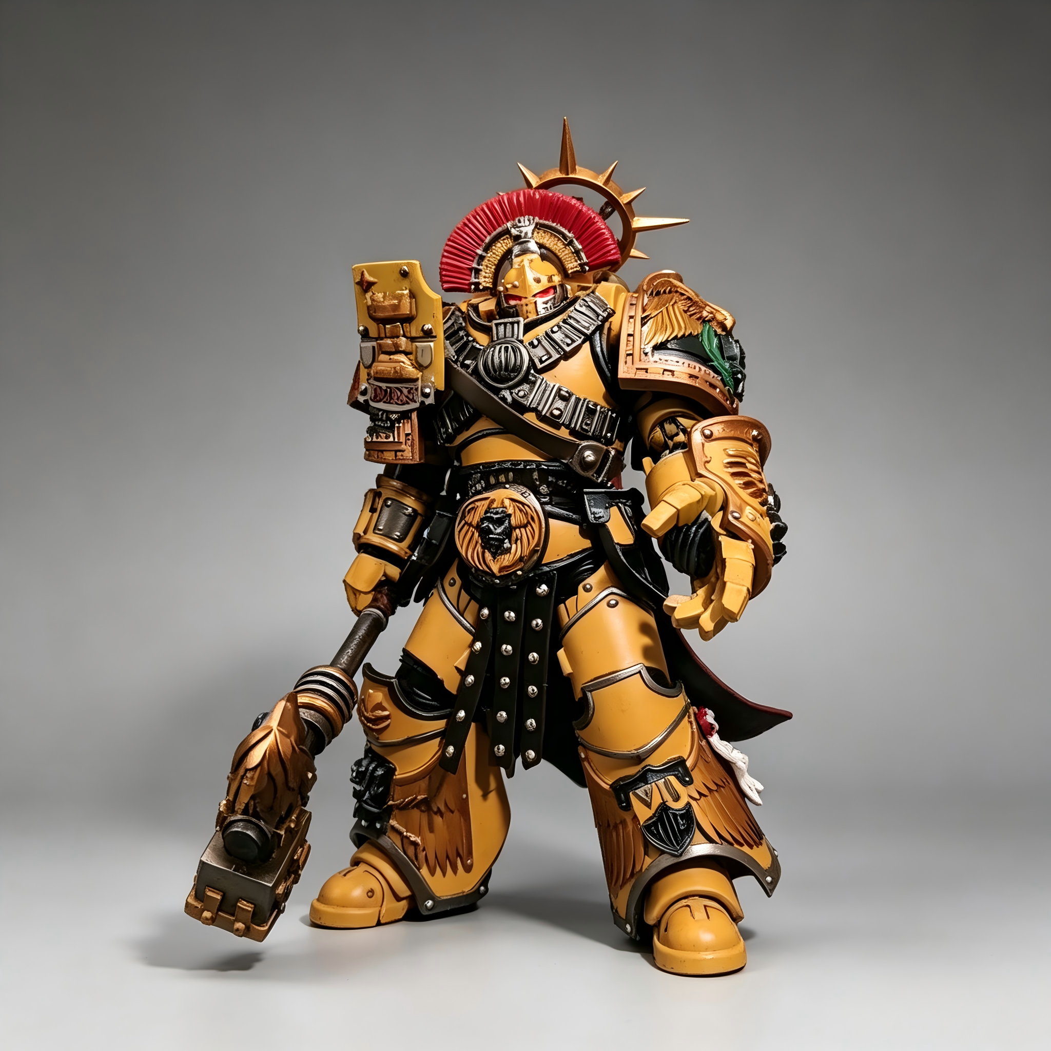 Imperial Fists 1/18 Heavy Armor Elite Command Series - Masterpiece Custom Repaints