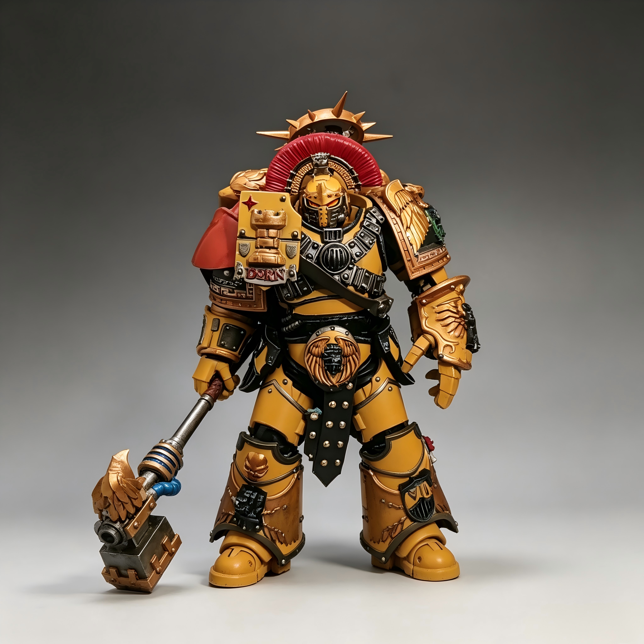 Imperial Fists 1/18 Heavy Armor Elite Command Series - Masterpiece Custom Repaints