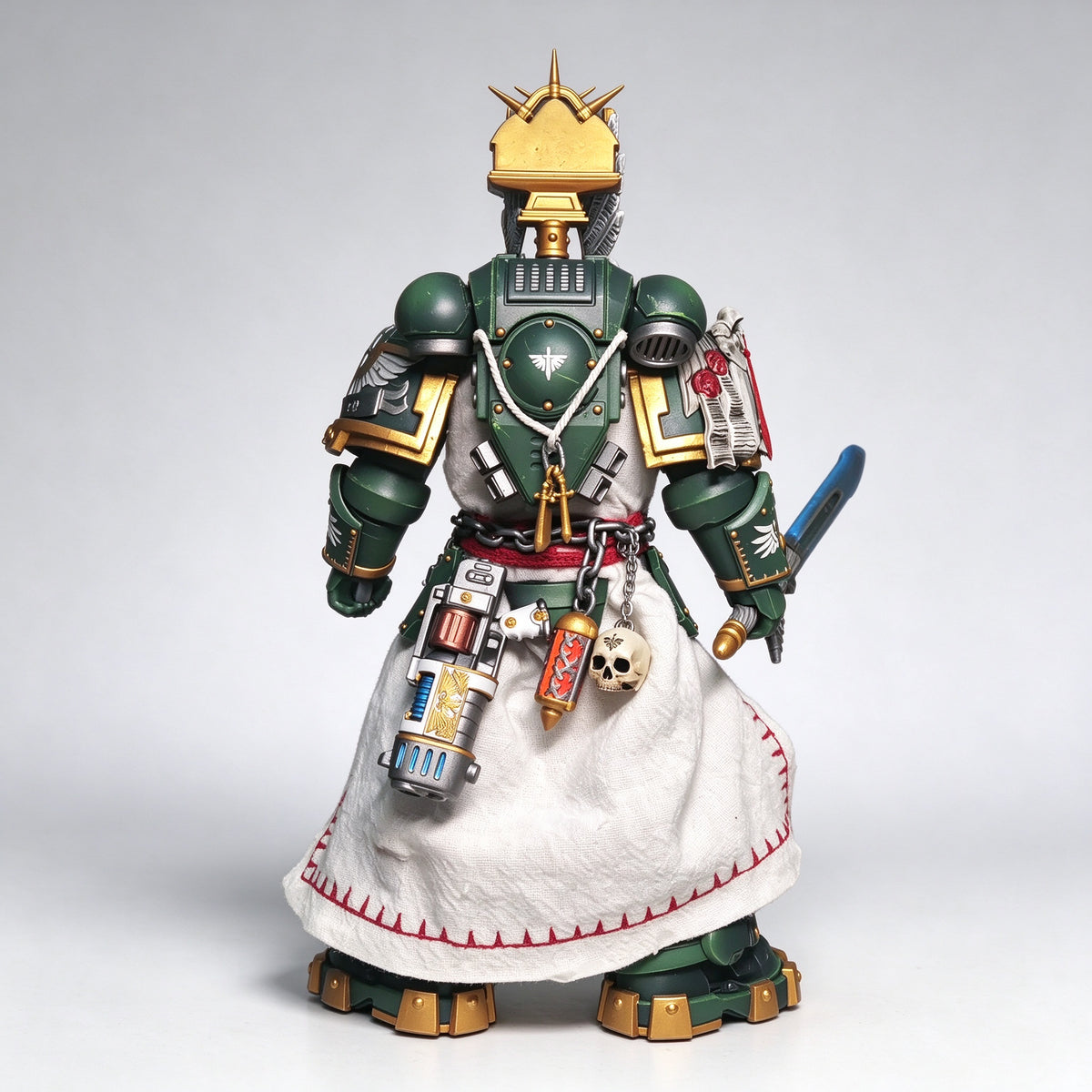 Custom 1/18 Dark Angels Company Champion (Heavenblade & Relic Shield)