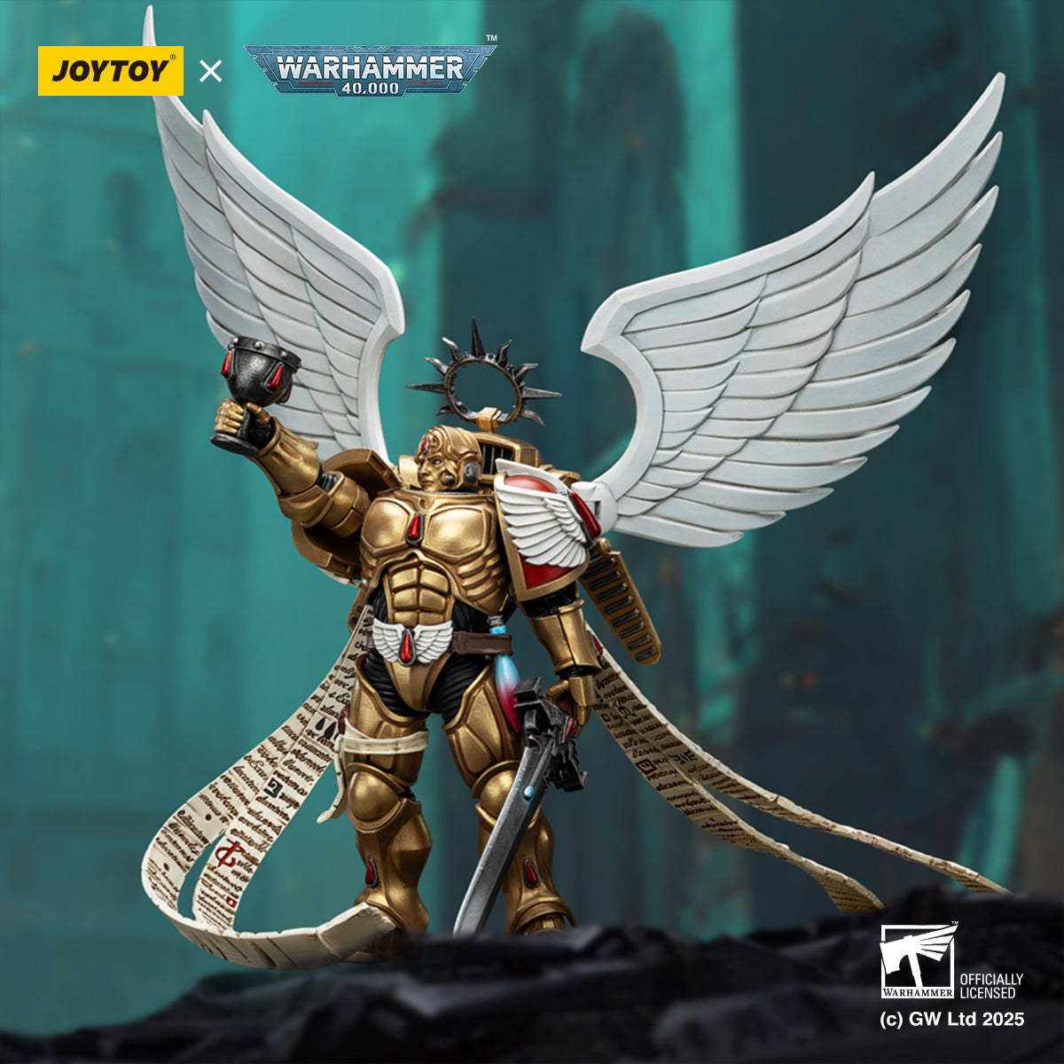 JOYTOY Warhammer 40,000 - Blood Angels The Sanguinor with Encarmine Broadsword