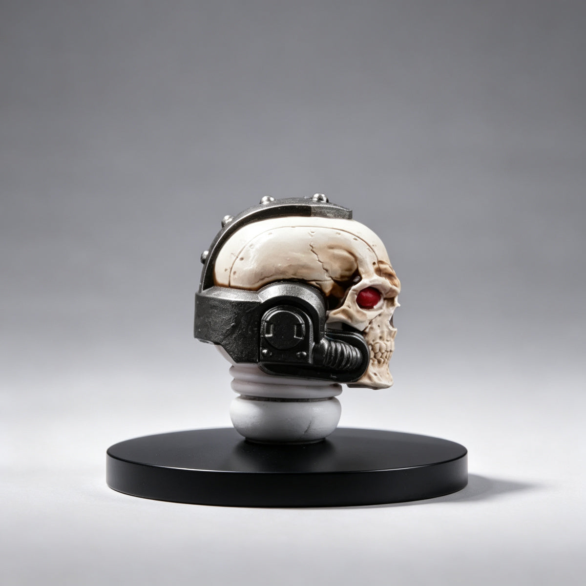 Custom Black Templars Helmet - Bone Skull Mask