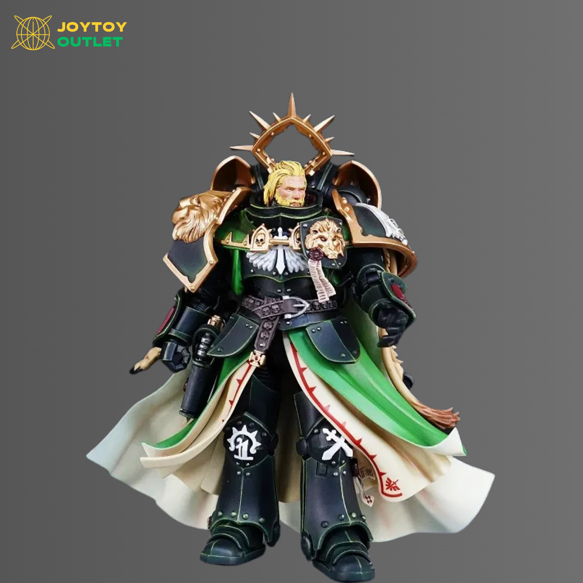 Dark Angels Lion El’Jonson Unhelmeted Head Sculpt – Upgrade Part