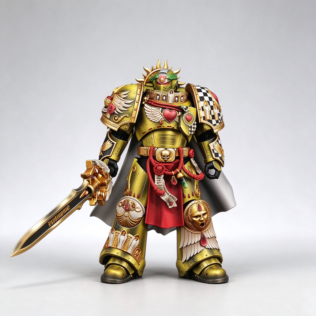 Custom 1/18 Lamenters Chapter Master (Auric Relic Armor Edition)
