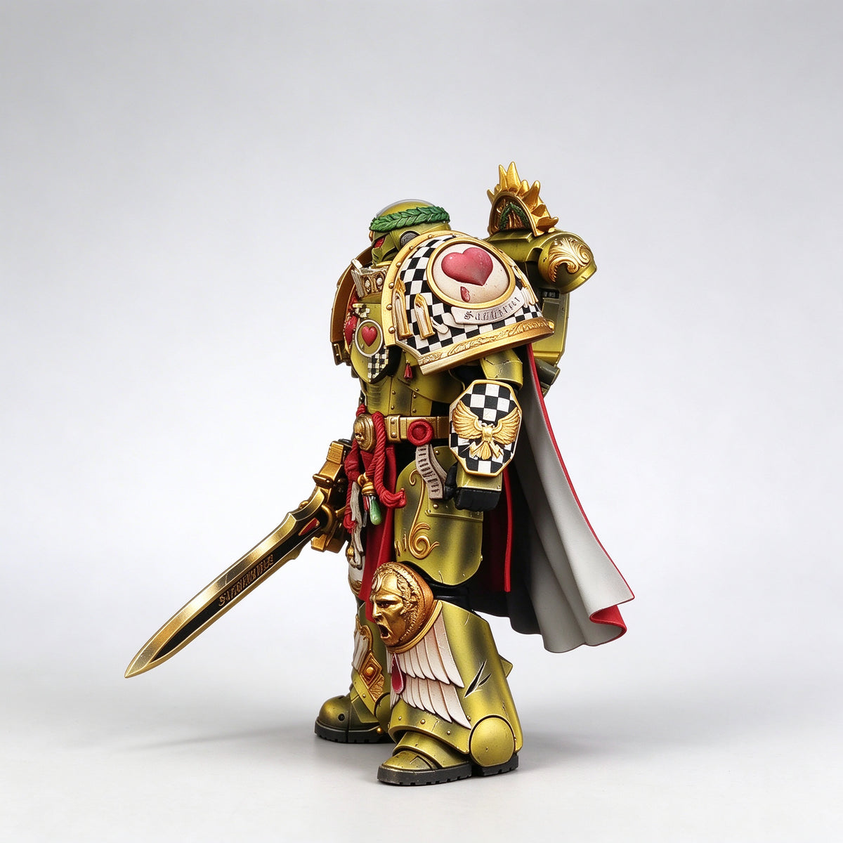 Custom 1/18 Lamenters Chapter Master (Auric Relic Armor Edition)