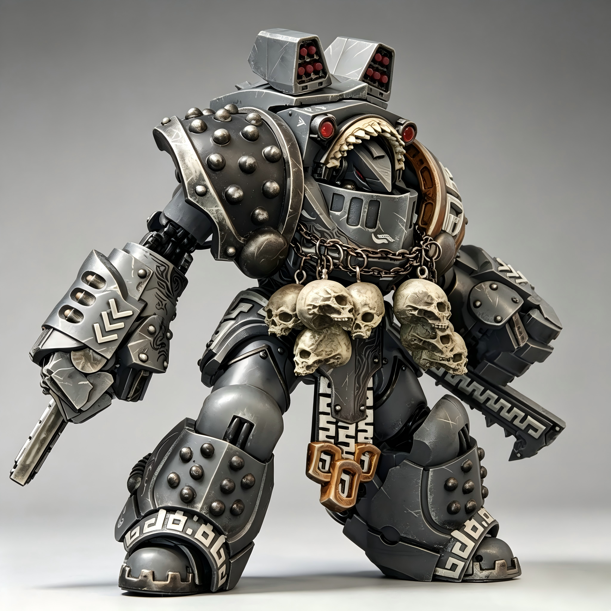 Carcharodons Space Sharks Heavy Terminator - 1/18 Custom Repaint