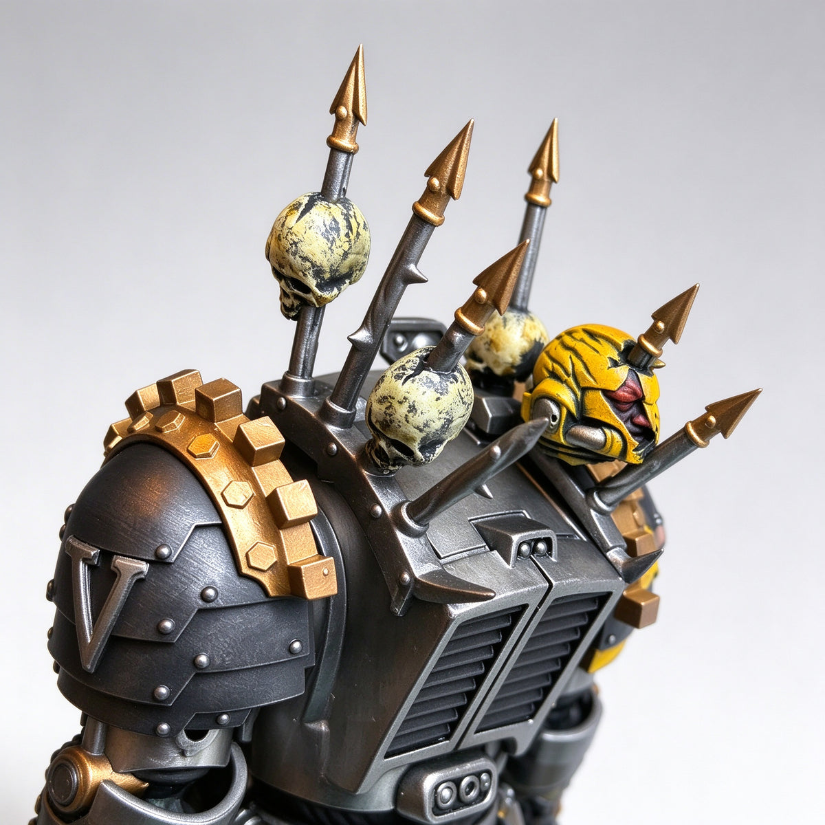 Custom 1/18 Iron Warriors Terminator Heavy Fire Support (Reaper Autocannon Edition)
