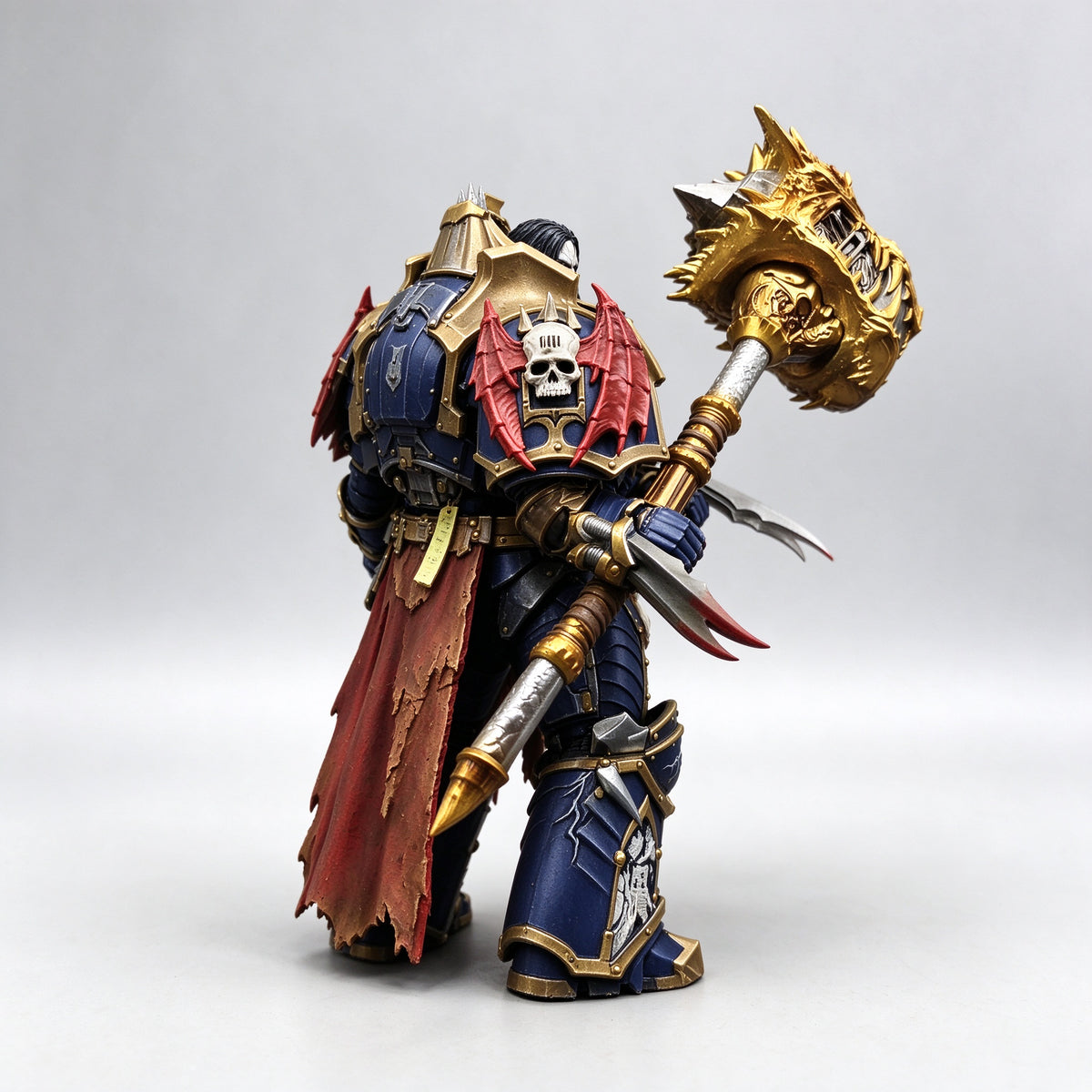 Custom 1/18 Warhammer 40K Salamanders Primarch Vulkan Hammer Dawnbringer Weapon Conversion Kit