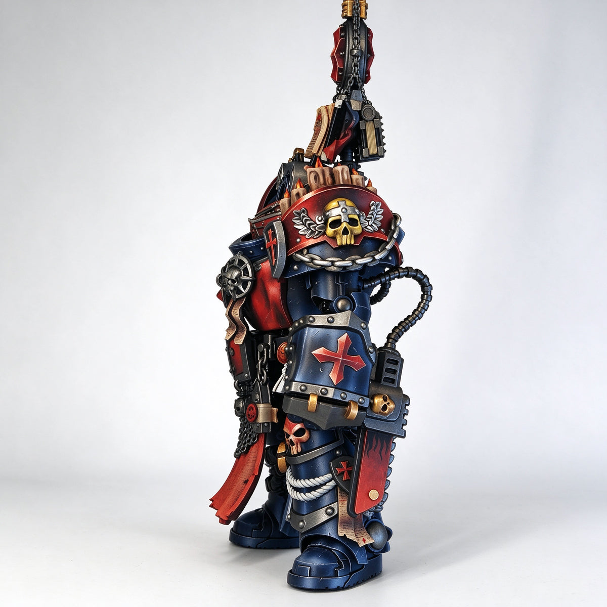 Masterwork Custom 1/18 Black Templars Relic Terminator Lord Fine-Art Figure