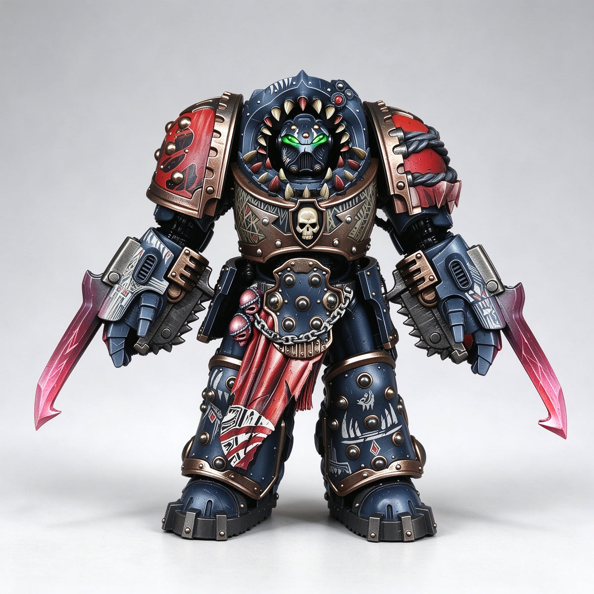 Masterwork Custom 1/18 Carcharodons Chapter Master Tyberos The Red Wake Fine-Art Figure