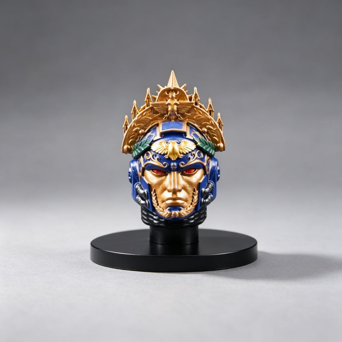 Custom Roboute Guilliman Helmet - Gold Face Mask