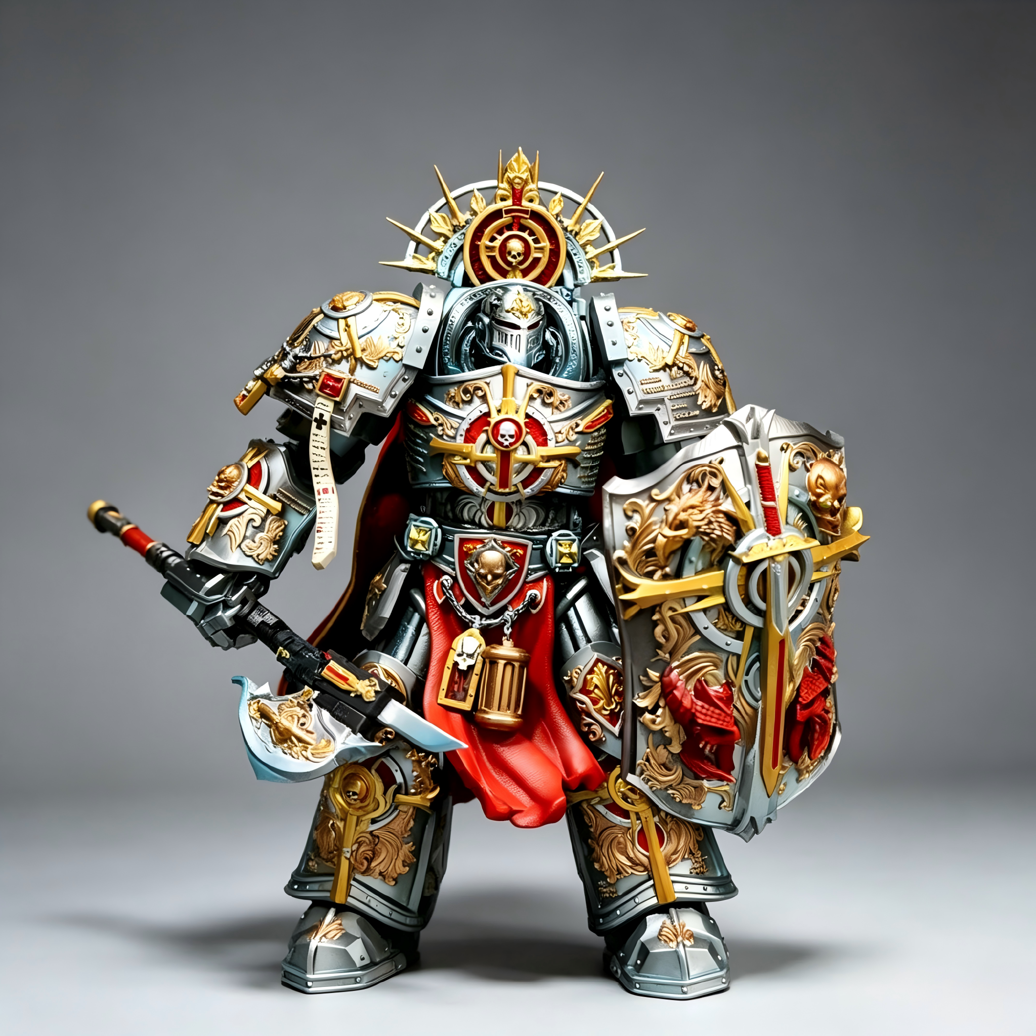 Grey Knights Supreme Grand Master - 1/18 Custom (Relic Storm Shield & Imperial Force Axe)