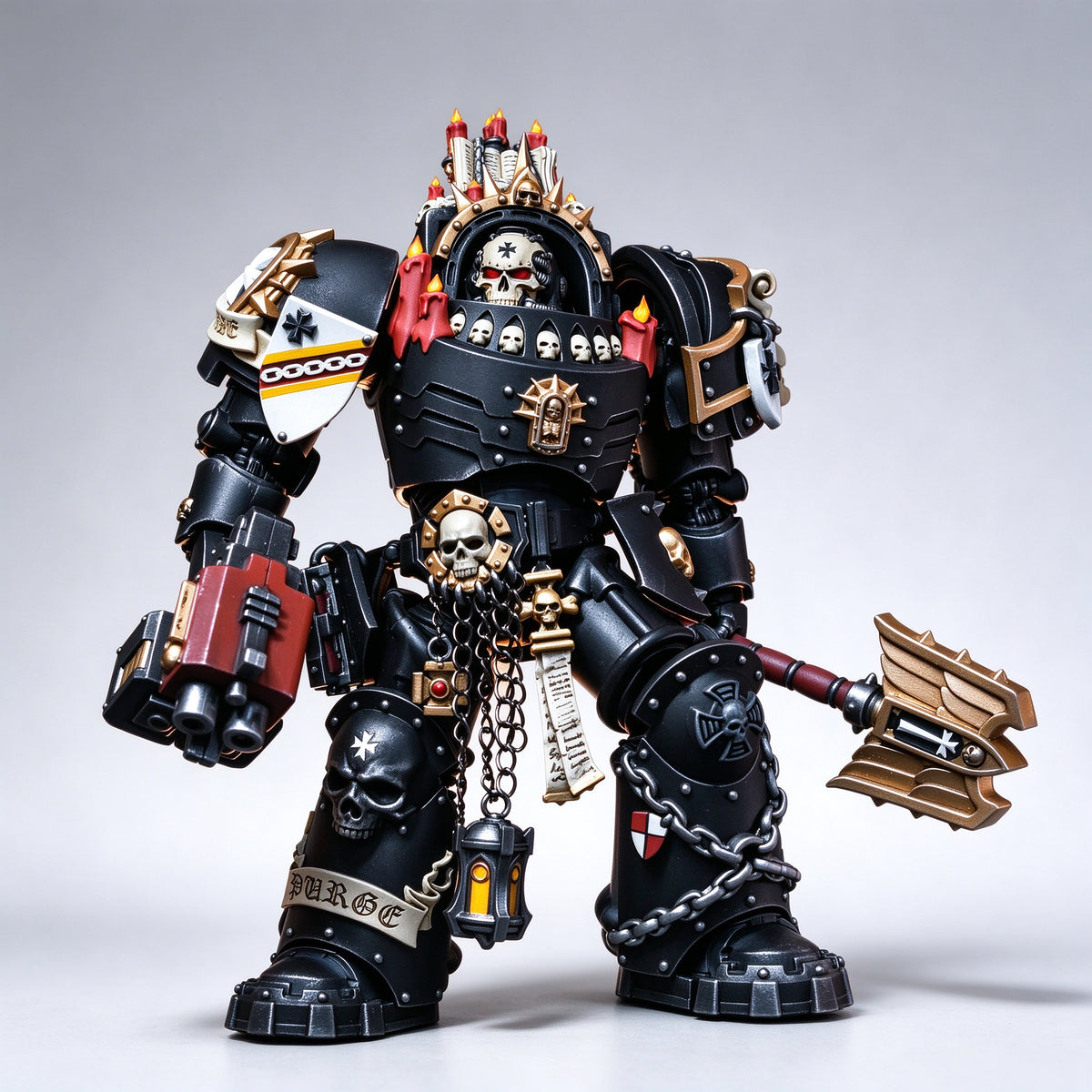 🎃Halloween Special: Black Templars Terminator Chaplain (Custom Hand-Painted)