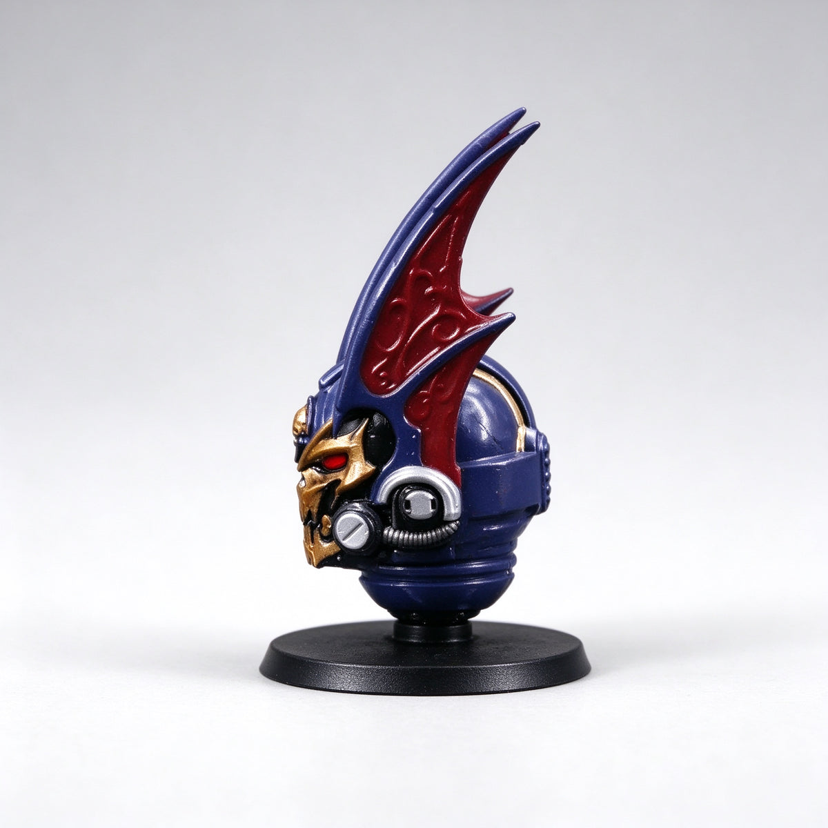Custom Night Lords Winged Skull Helmet Sculpt - Custom Action Figure Head Upgrade