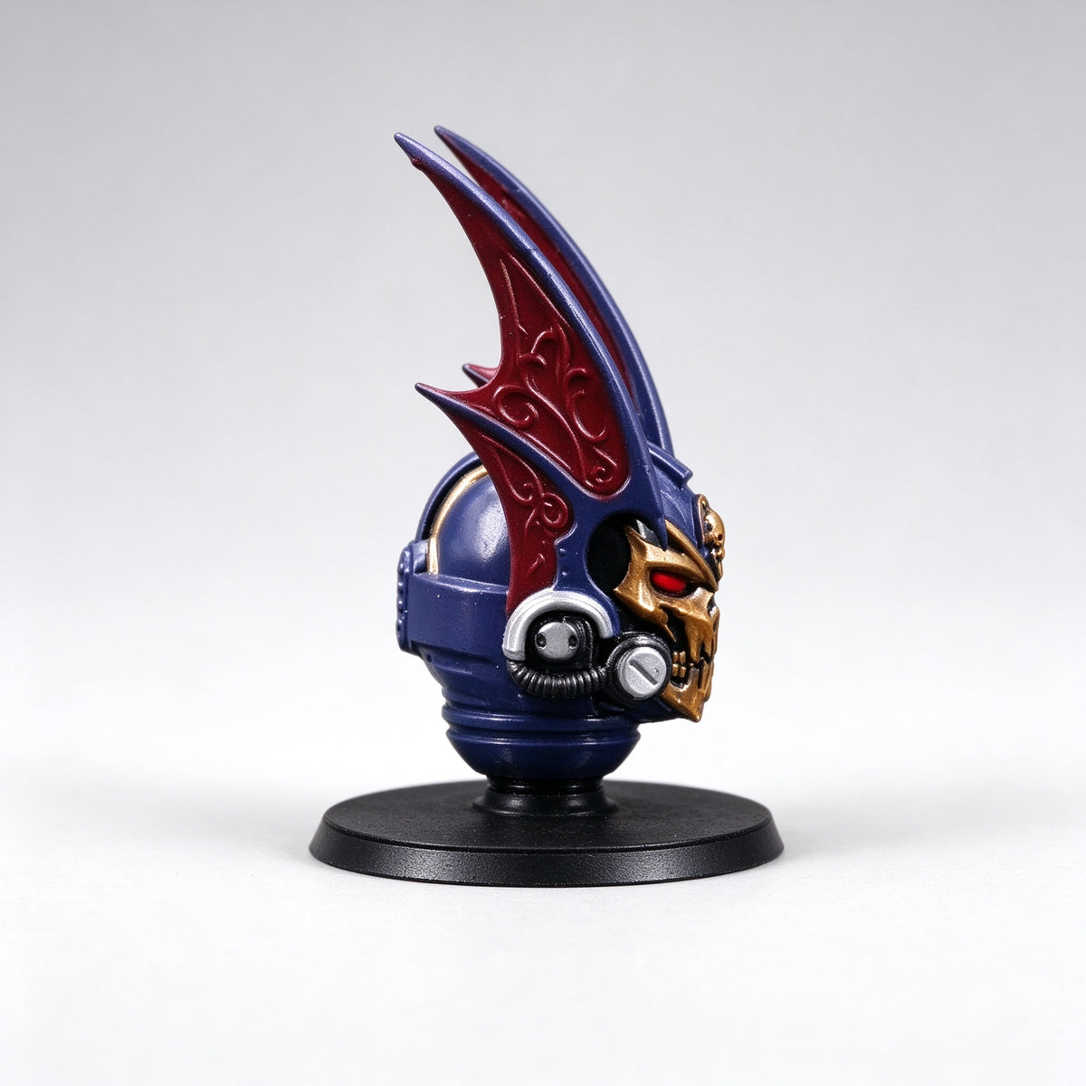 Custom Night Lords Winged Skull Helmet Sculpt - Custom Action Figure Head Upgrade