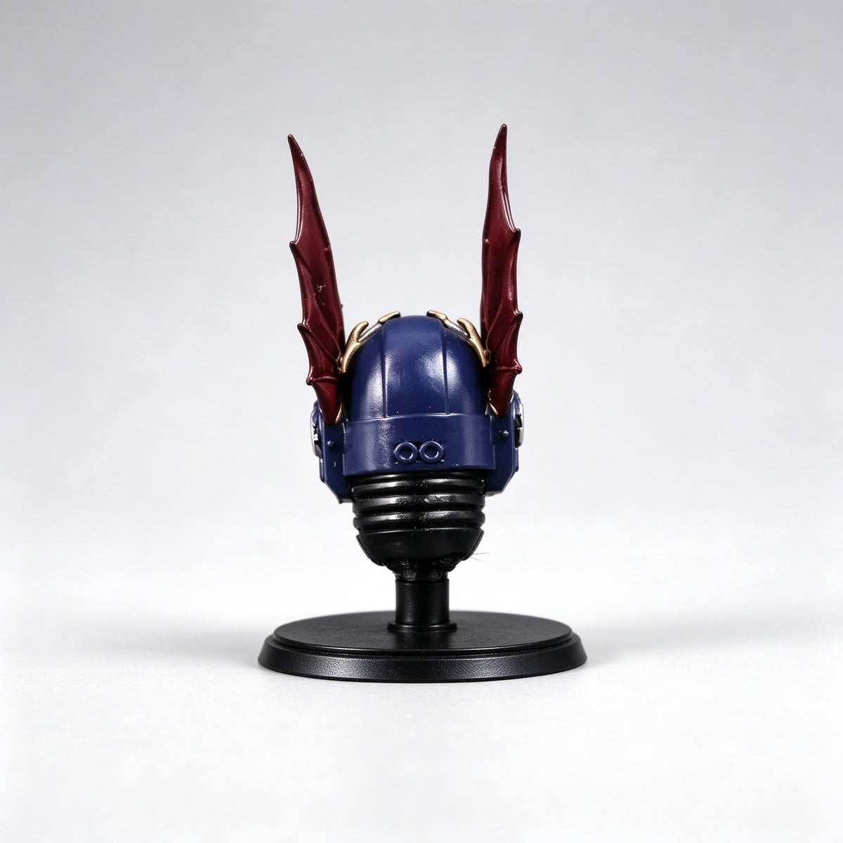 Custom Night Lords Crowned Winged Skull Helmet Sculpt - 1/18 Action Figure Head Upgrade