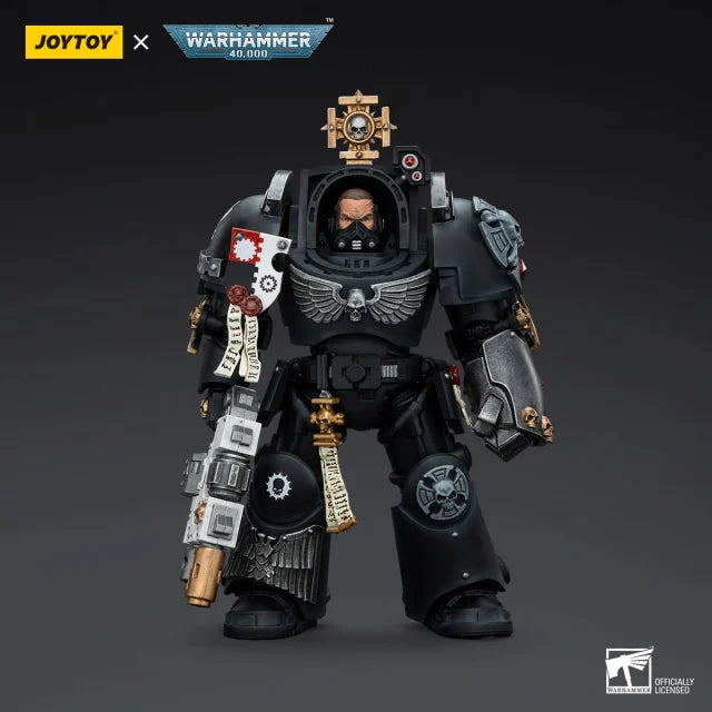 JOYTOY Warhammer 40,000 - Iron Hands Captain in Terminator Armour