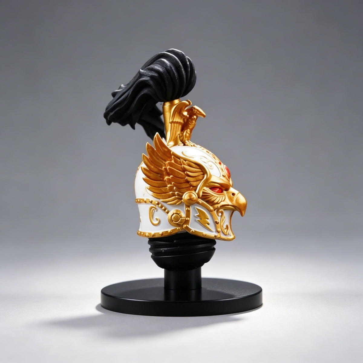 Custom Jaghatai Khan Helmet - White Gold Eagle Mask