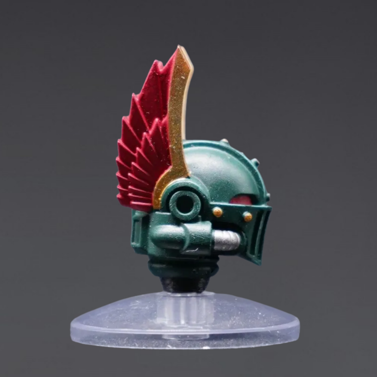Dark Angels Inspired Masked Helmet Head Sculpt – Upgrade Part
