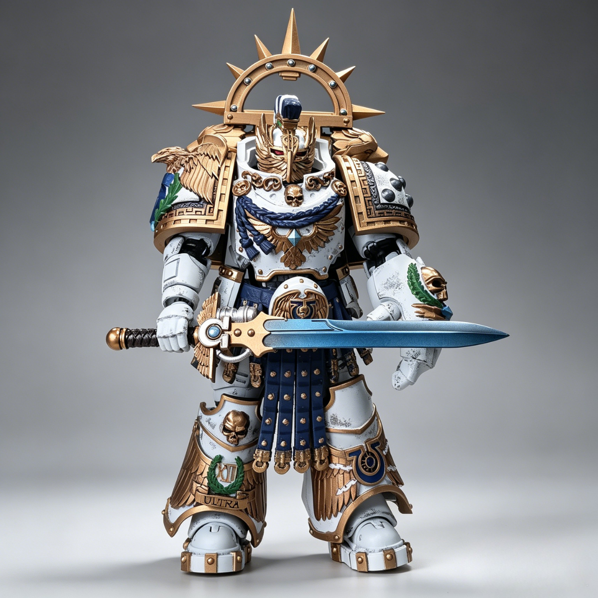 Ultramarines White Invictarus Suzerain – Custom Repaint