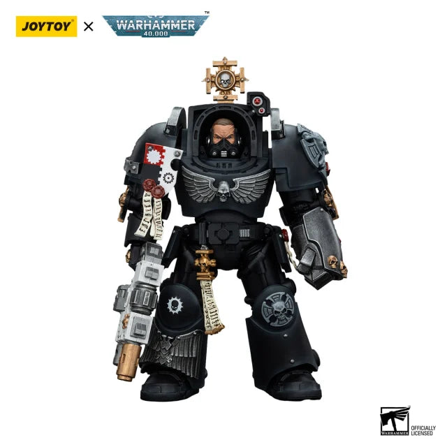 JOYTOY Warhammer 40,000 - Iron Hands Captain in Terminator Armour