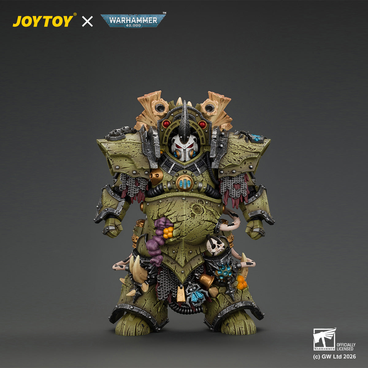 JOYTOY Warhammer 40,000 - Death Guard Typhus Herald of the Plague God