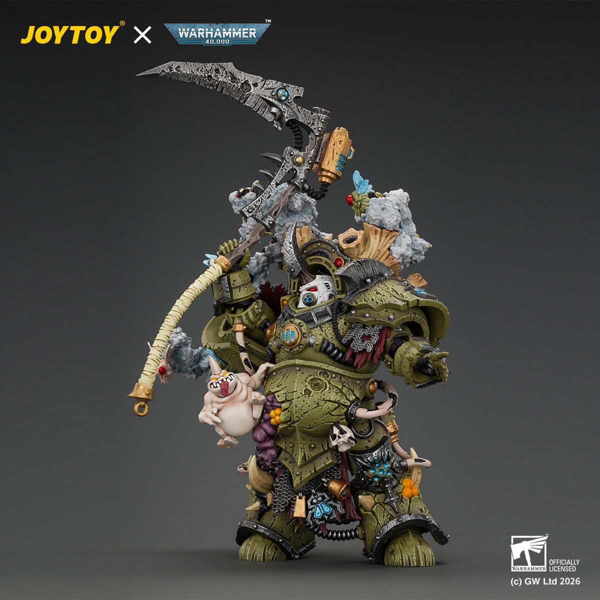 JOYTOY Warhammer 40,000 - Death Guard Typhus Herald of the Plague God