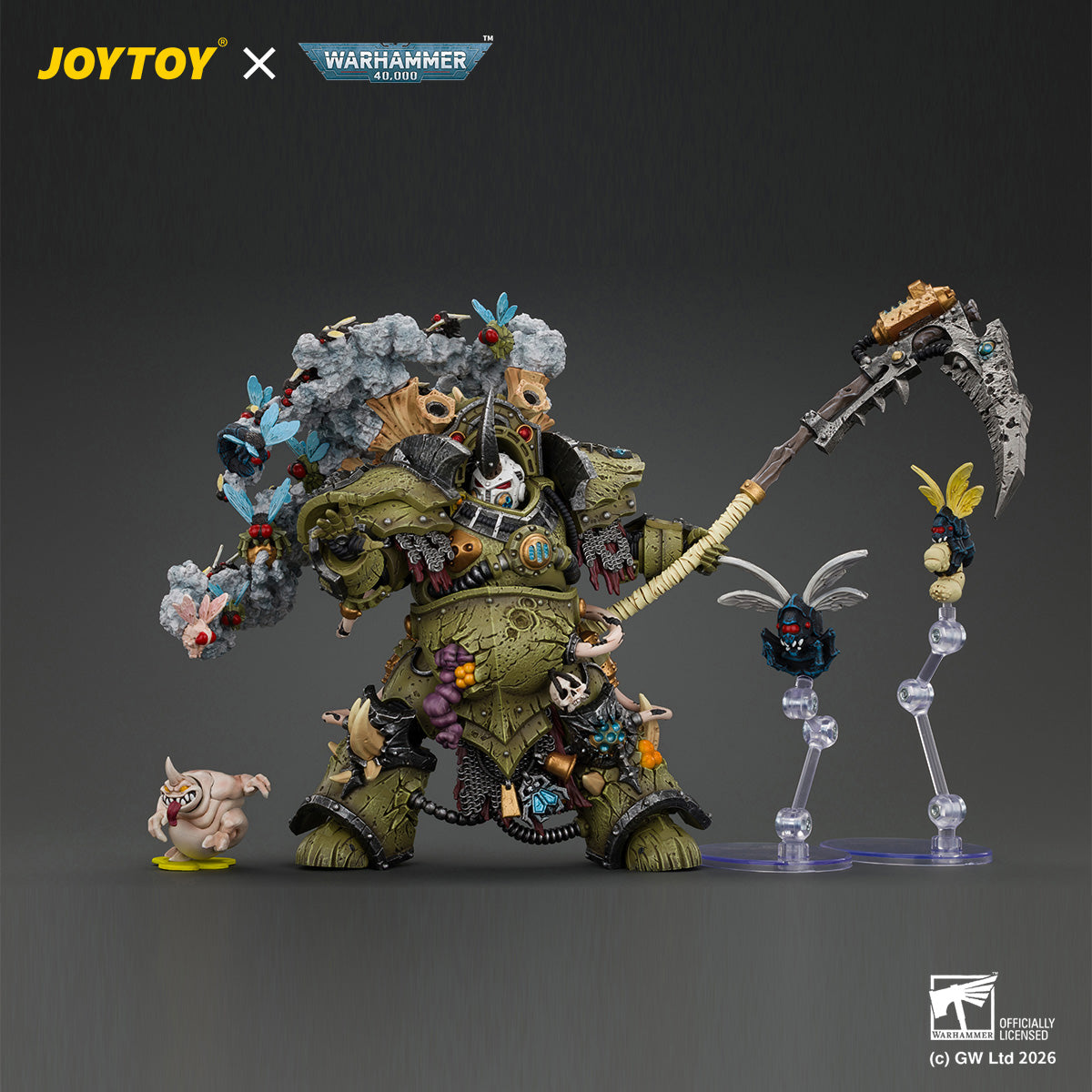 JOYTOY Warhammer 40,000 - Death Guard Typhus Herald of the Plague God