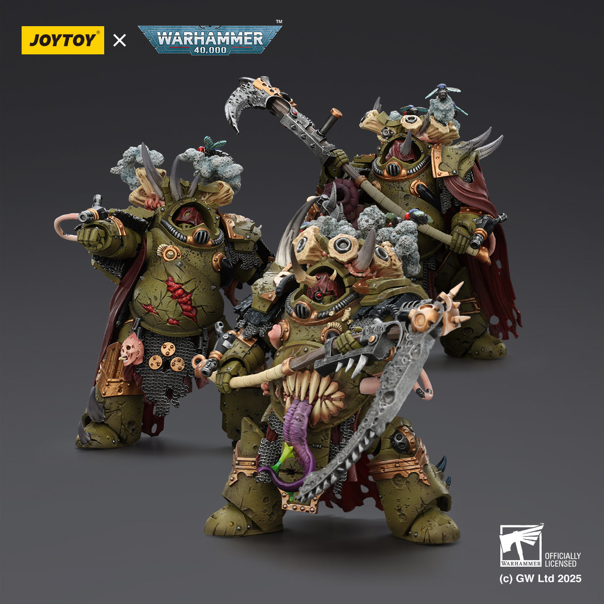 JOYTOY Warhammer 40,000 - Death Guard Deathshroud Terminators