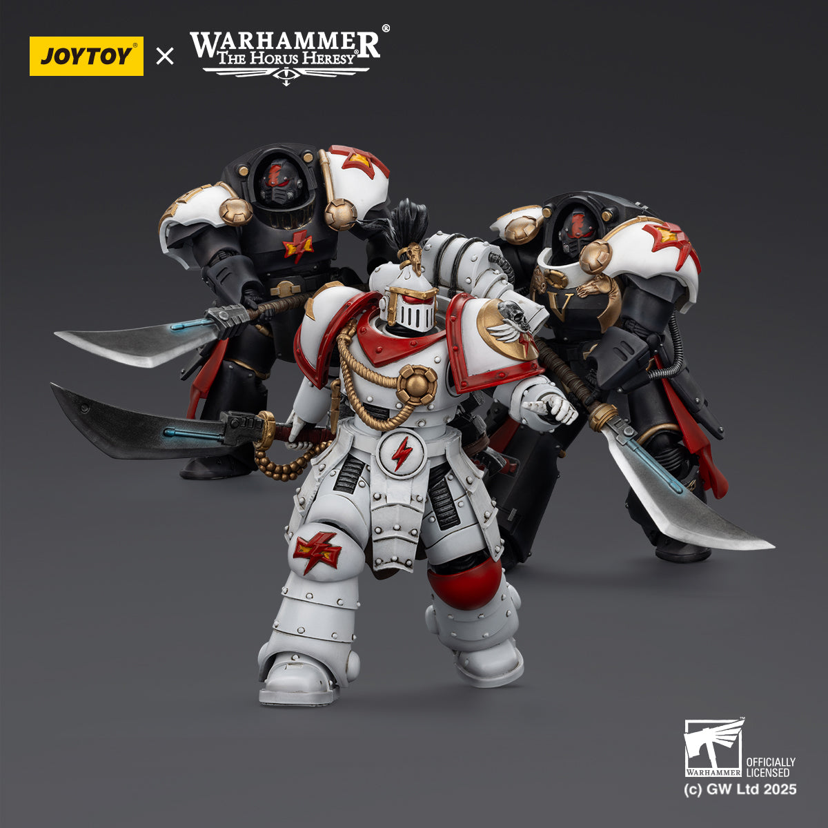 JOYTOY Warhammer The Horus Heresy - White Scars Terminator squad