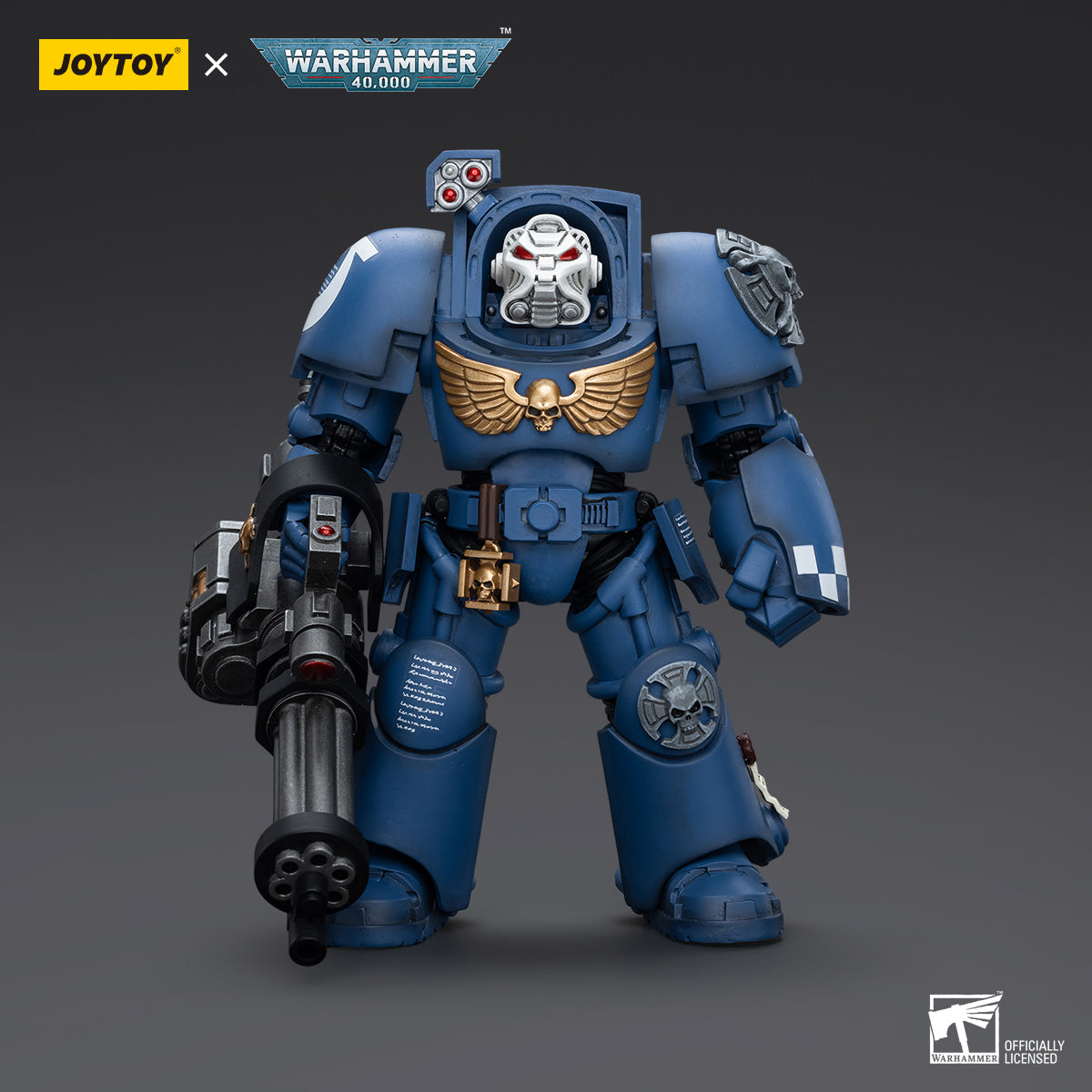 JOYTOY Warhammer 40,000 - Ultramarines Terminator Squad Terminator with Assault Cannon