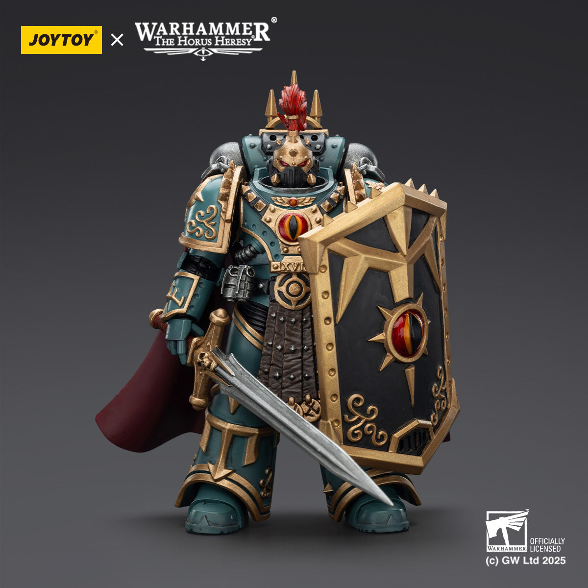 JOYTOY Warhammer The Horus Heresy - Sons of Horus 'Little’ Horus Aximand,Captain of the 5th Company