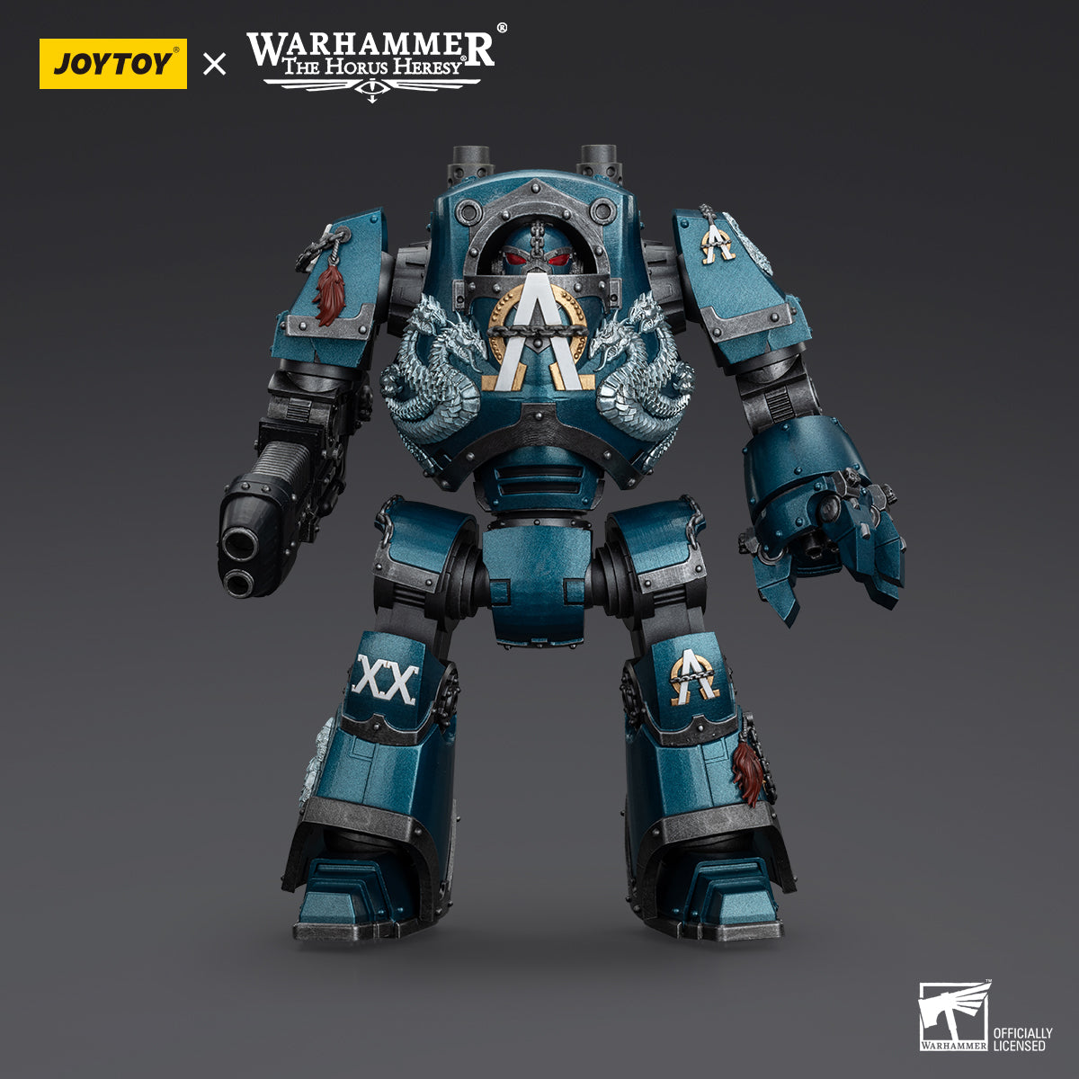 JOYTOY Warhammer The Horus Heresy - Alpha Legion Contemptor Dreadnought with Gravis Plasma Cannon
