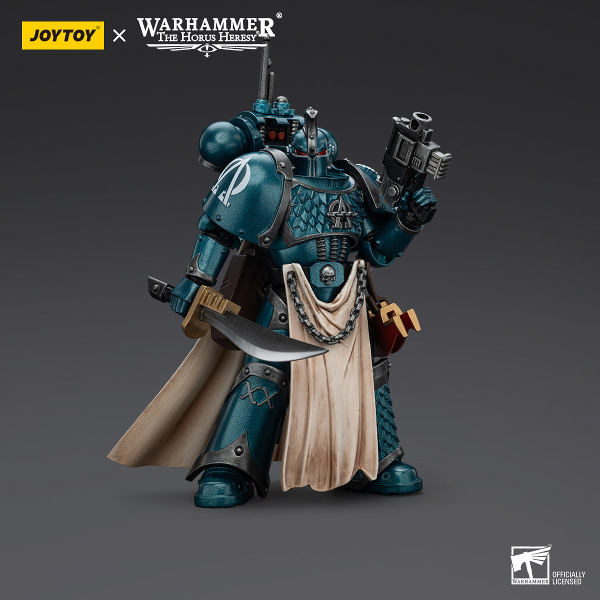 JOYTOY Warhammer The Horus Heresy - Alpha Legion Legion Praetor with Power Sword