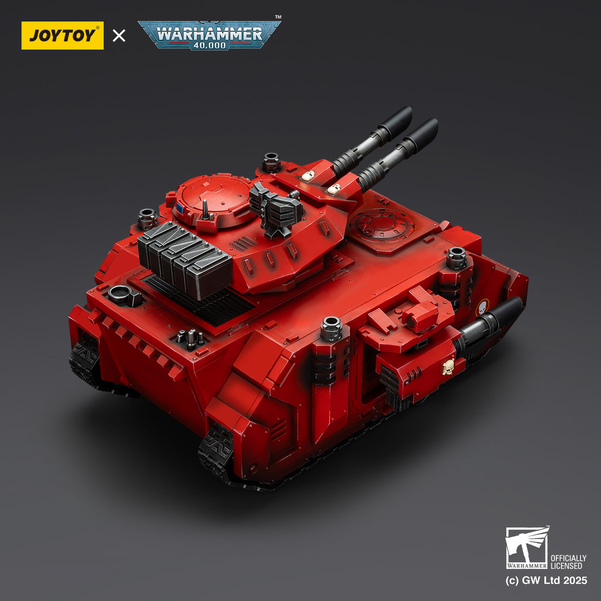 JOYTOY Warhammer 40,000 - Blood Angels Predator Annihilator with Twin Lascannons