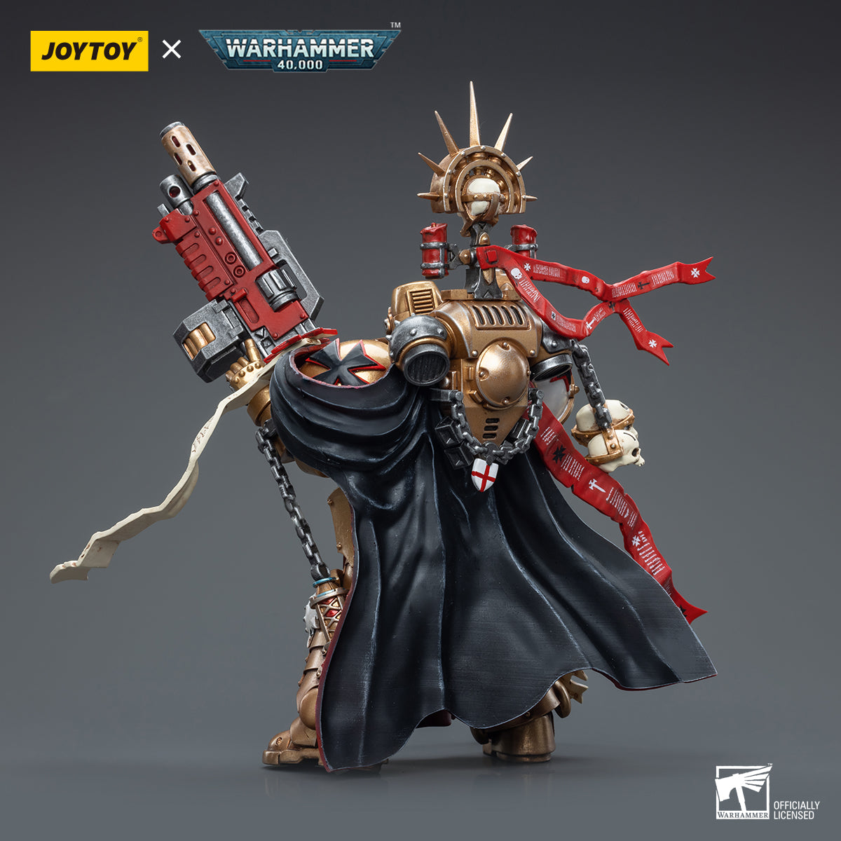 JOYTOY Warhammer 40,000 - Black Templars High Marshal Helbrecht