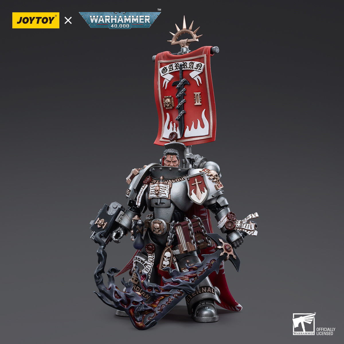JOYTOY Warhammer 40,000 - Grey Knights Castellan Crowe