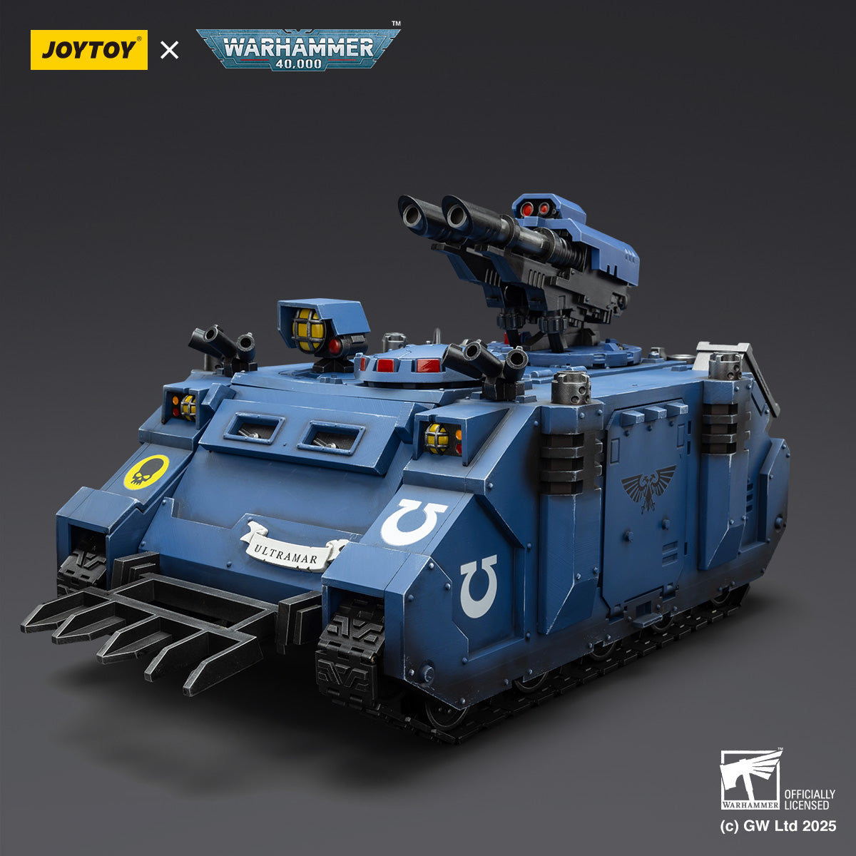 JOYTOY Warhammer 40,000 - Ultramarines Razorback with twin lascannon