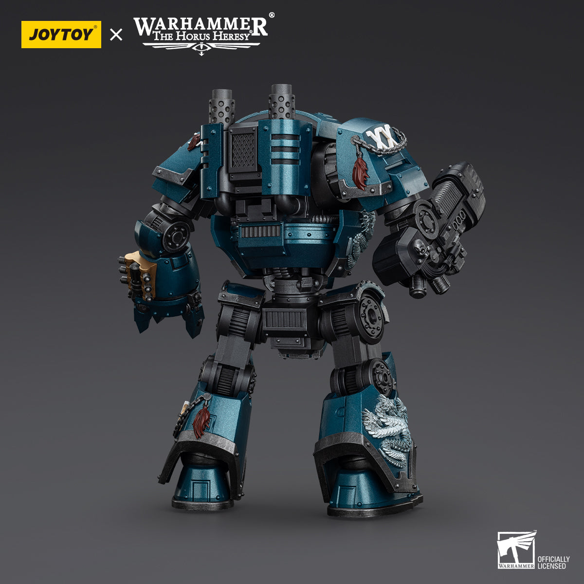 JOYTOY Warhammer The Horus Heresy - Alpha Legion Contemptor Dreadnought with Gravis Plasma Cannon