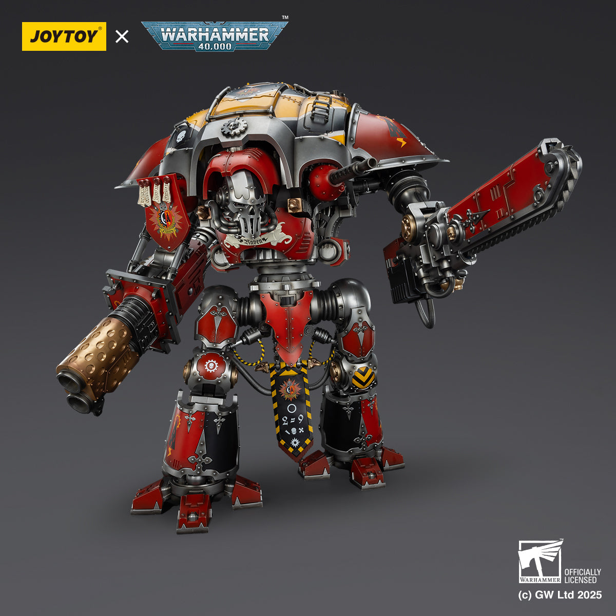 JOYTOY Warhammer 40,000 - Imperial Knights House Raven Knight Errant